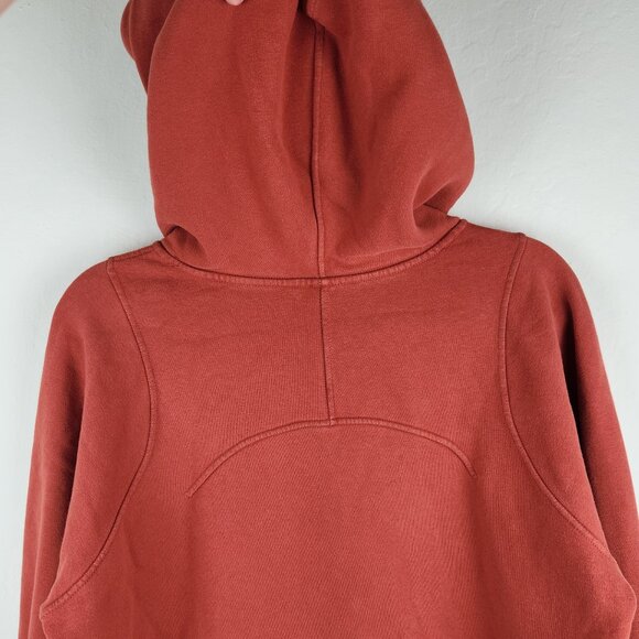 Lululemon Loungeful Hoodie Sweatshirt in Red Rock sz 10 - Picture 6 of 12